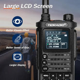 TIDRADIO 2nd Gen TD-H8 10W Professional Walkie Talkie Portable Long Range Radio Black Walkie Talkie